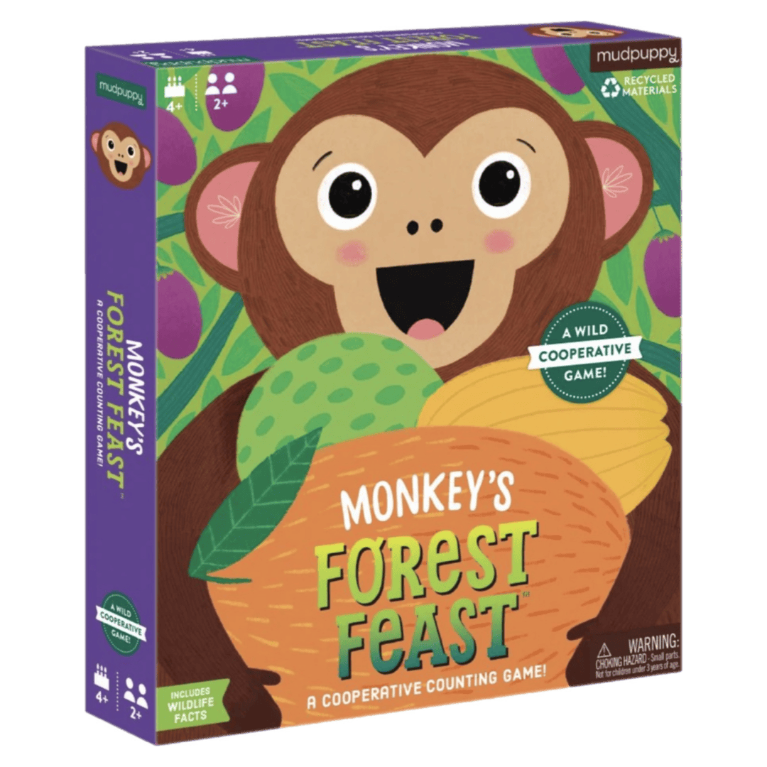 Mudpuppy 4 Plus Game - Monkey Forest Feast
