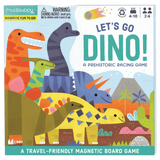 Mudpuppy 4 Plus Magnetic Board Game - Let's Go Dino!