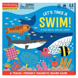 Mudpuppy 4 Plus Magnetic Board Game - Let's Take a Swim!