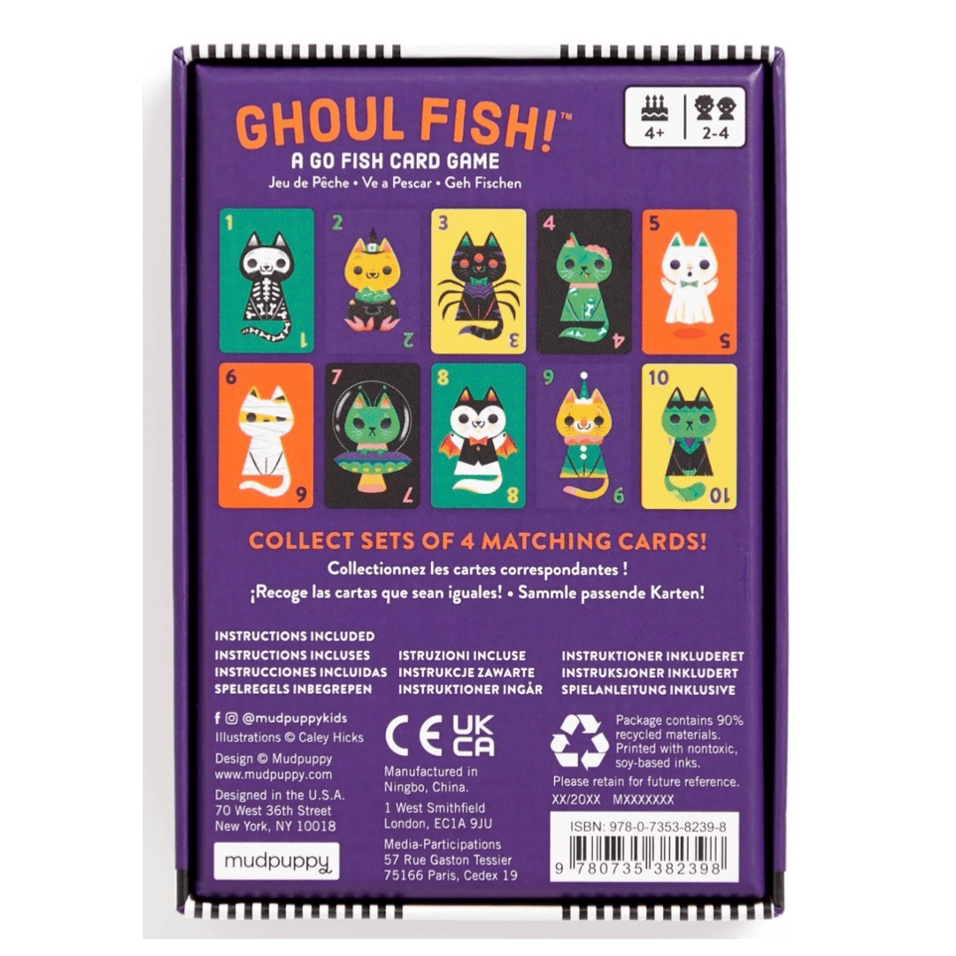 Mudpuppy 4 Plus Playing Cards - Ghoul Fish