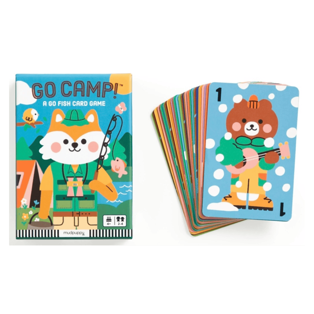 Mudpuppy 4 Plus Playing Cards - Go Camp!