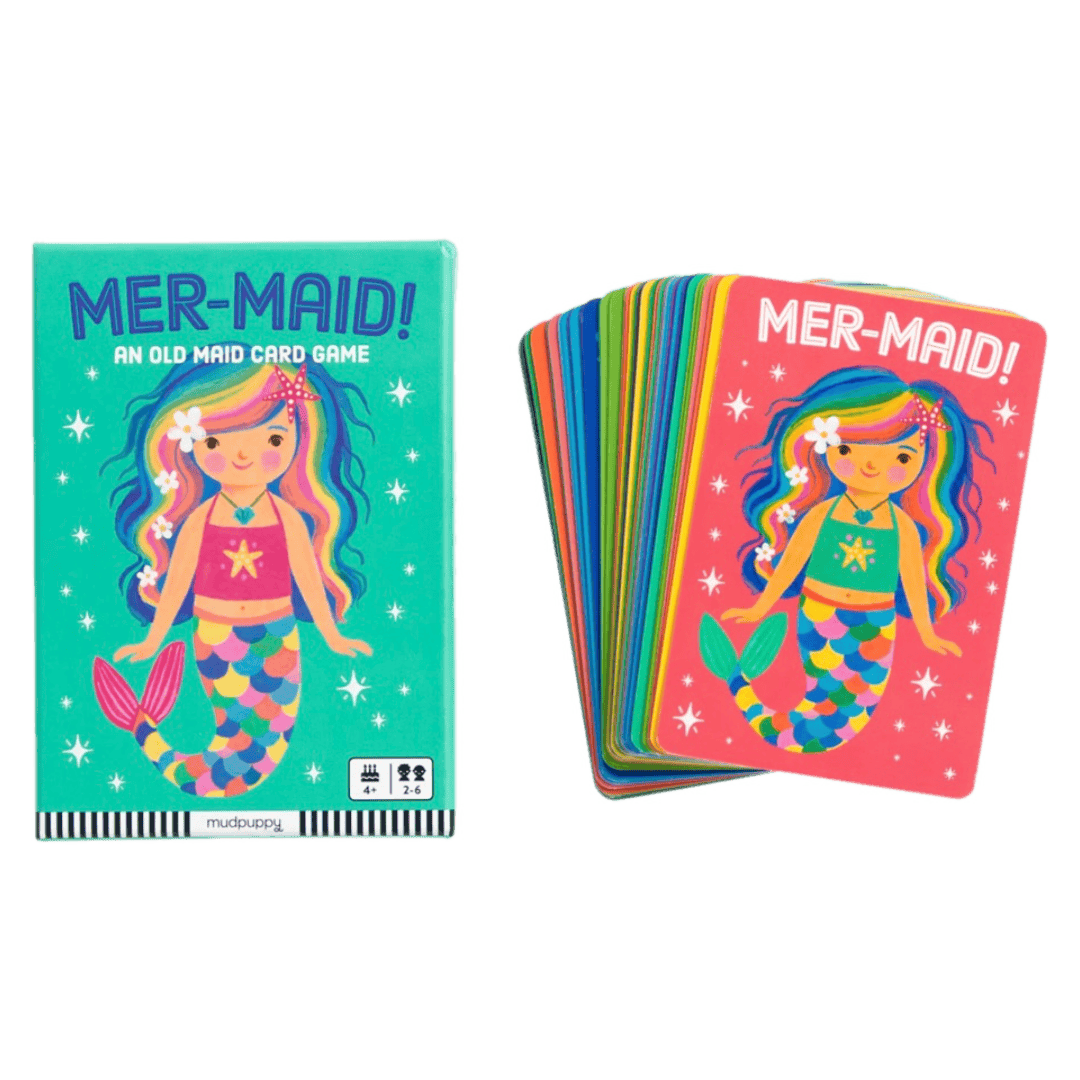 Mudpuppy 4 Plus Playing Cards - Mer-Maid!