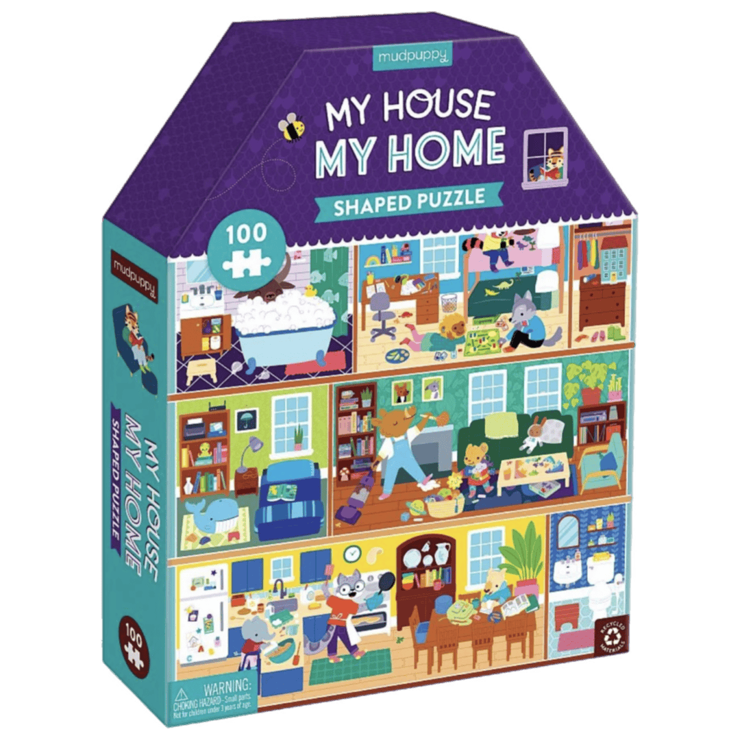 Mudpuppy 5 Plus 100 Pc Puzzle - My House