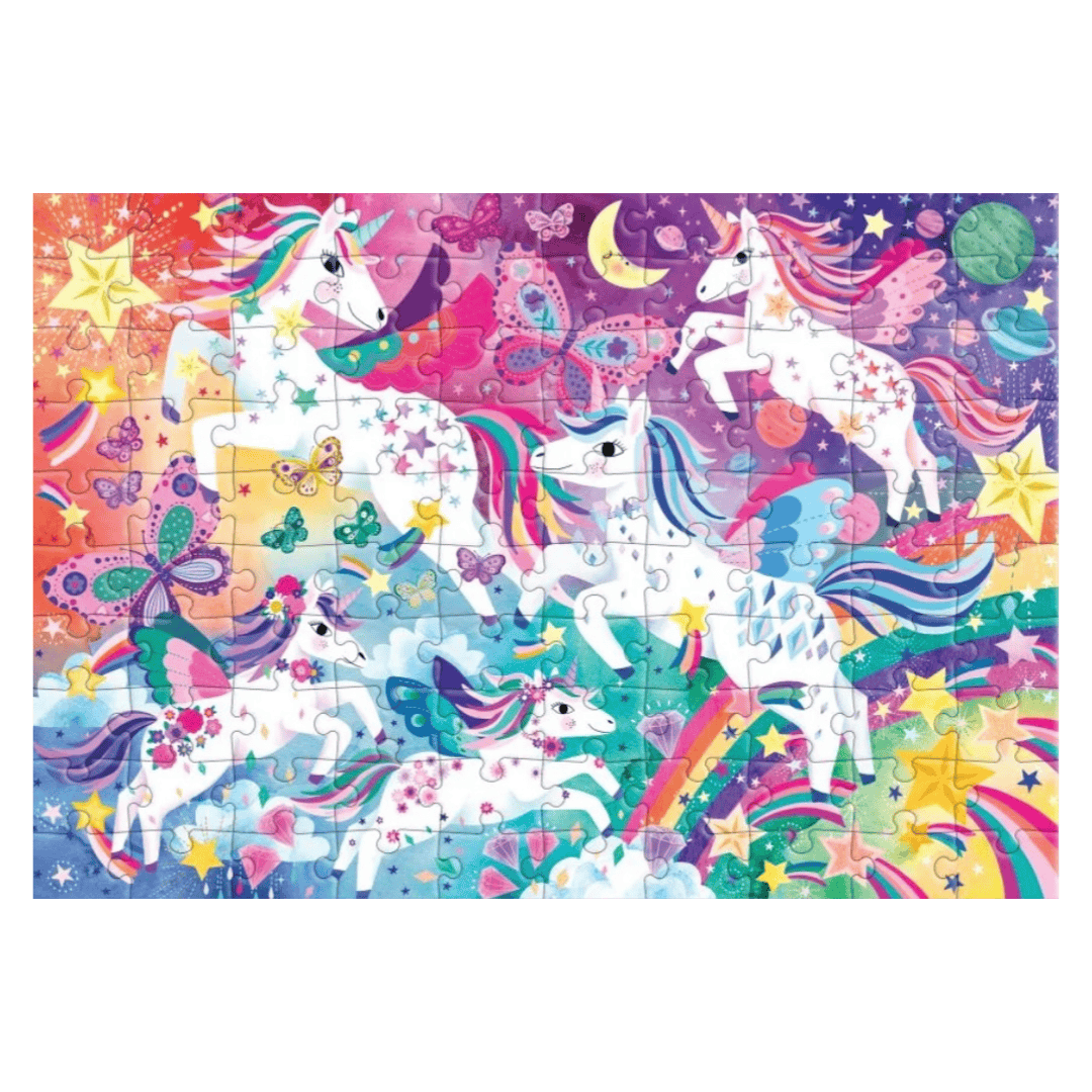 Mudpuppy 5 Plus 100 Pc Puzzle - Unicorn Magic