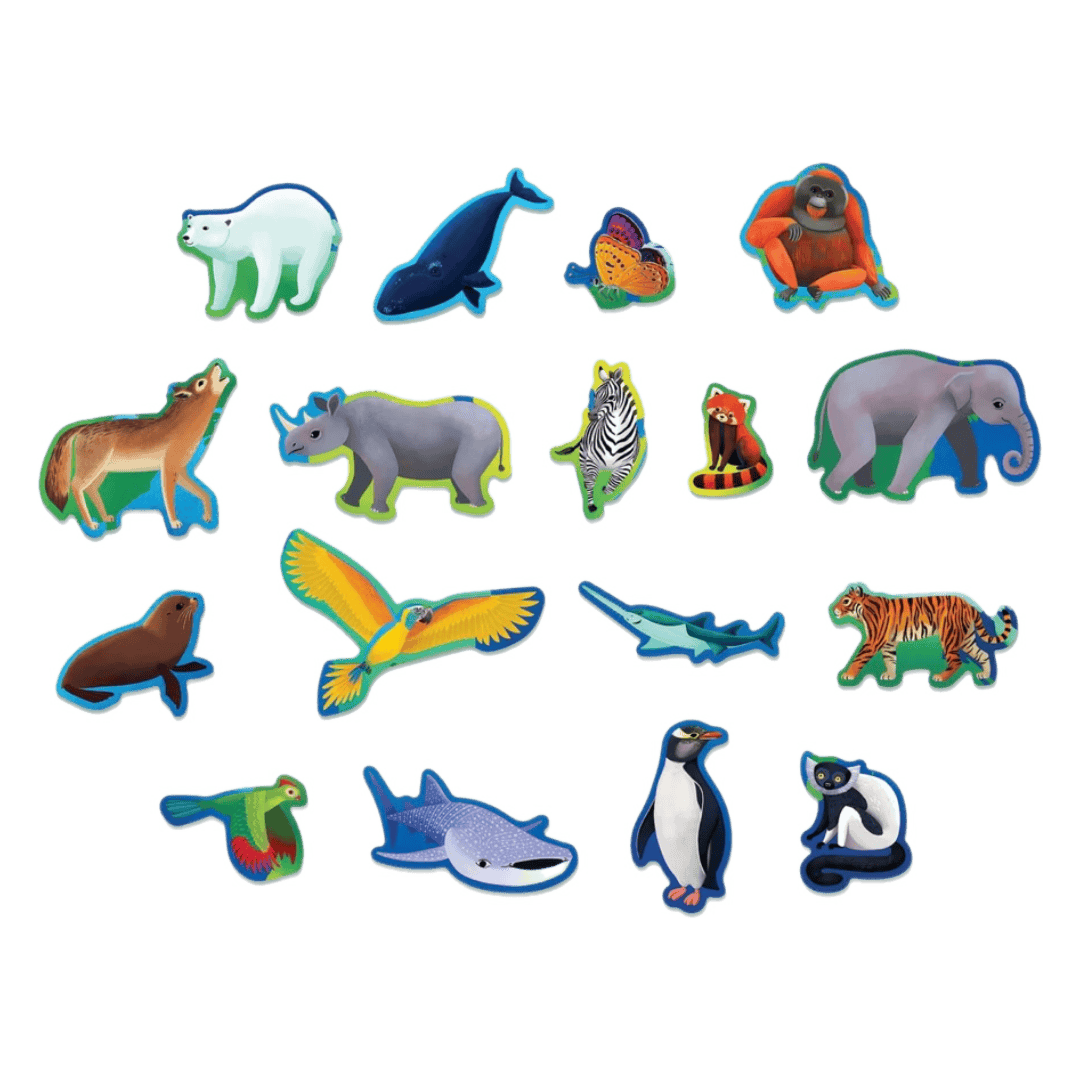 Mudpuppy 5 Plus 80 Pc Puzzle - Endangered Species