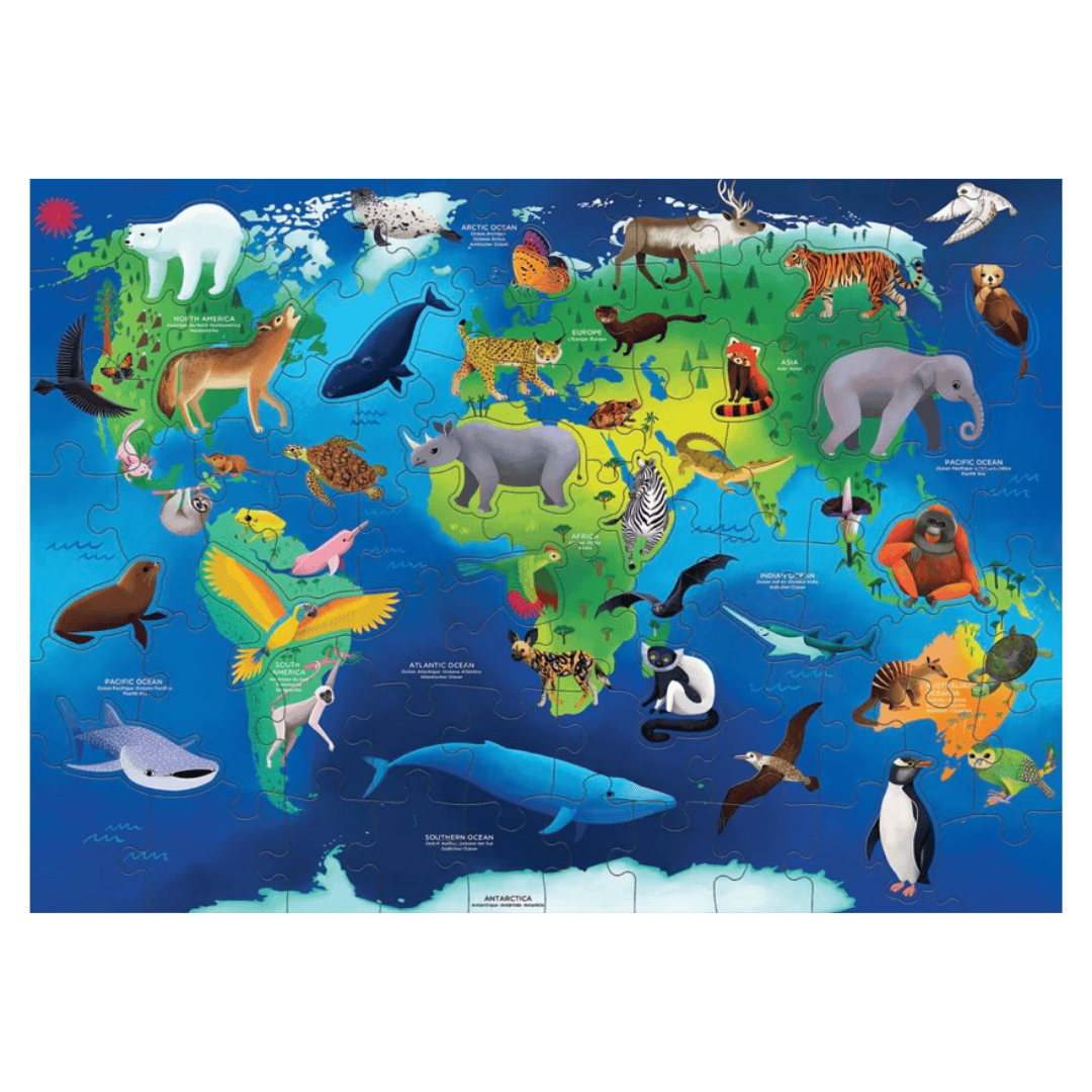 Mudpuppy 5 Plus 80 Pc Puzzle - Endangered Species