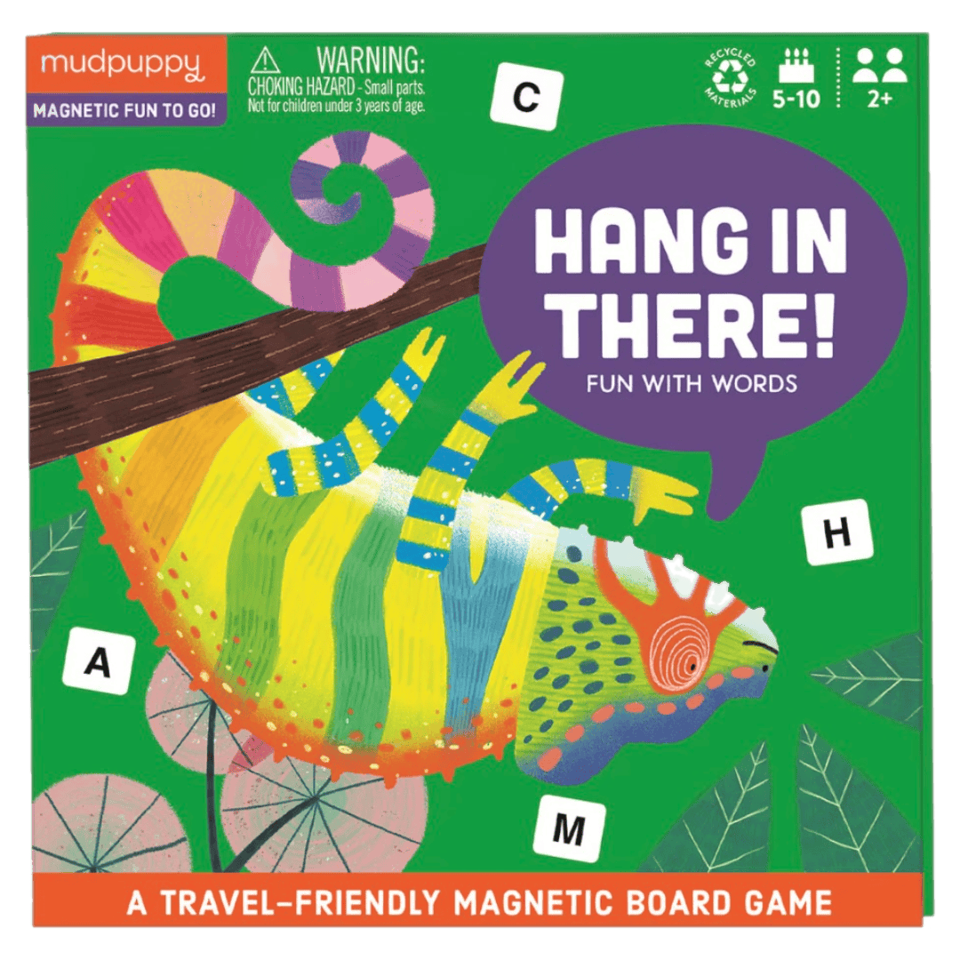 Mudpuppy 5 Plus Magnetic Board Game - Hang In There!