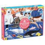 Mudpuppy 6 Plus 100 Pc Double-Sided Puzzle - Arctic Above & Below
