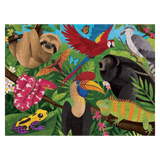 Mudpuppy 6 Plus 100 Pc Double-Sided Puzzle - Rainforest Above & Below