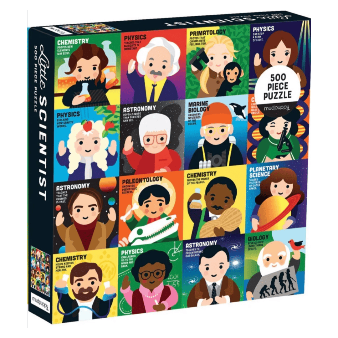 Mudpuppy 8 Plus 500 Pc Puzzle - Little Scientist