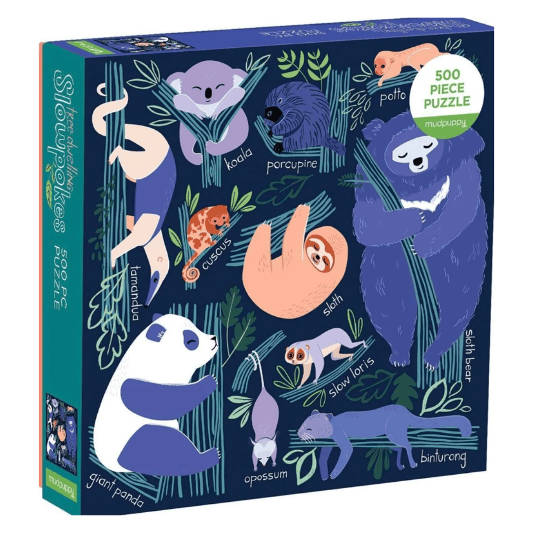 Mudpuppy 8 Plus 500 Pc Puzzle - Tree Dwelling Slowpoke