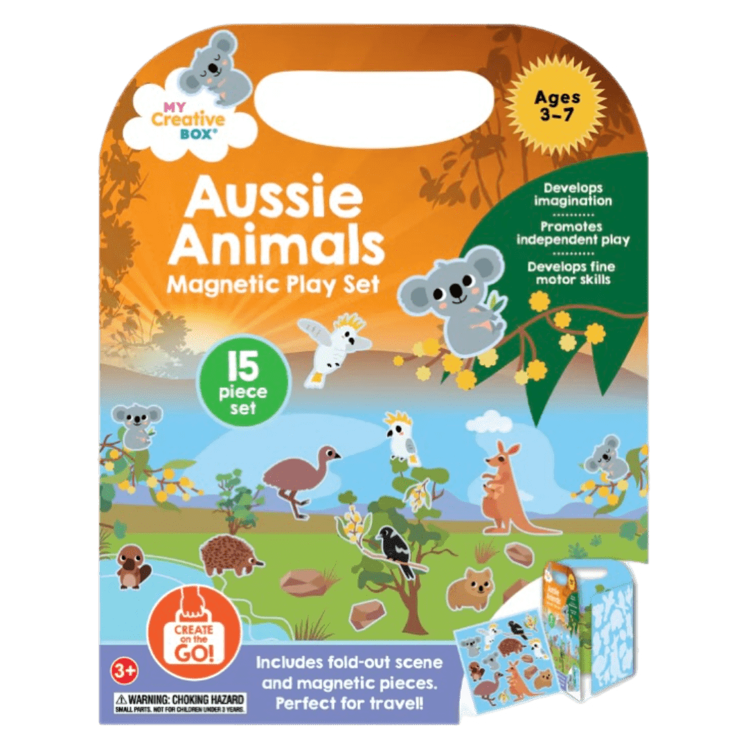 My Creative Box 3 Plus Aussie Animals Magnetic Play Set