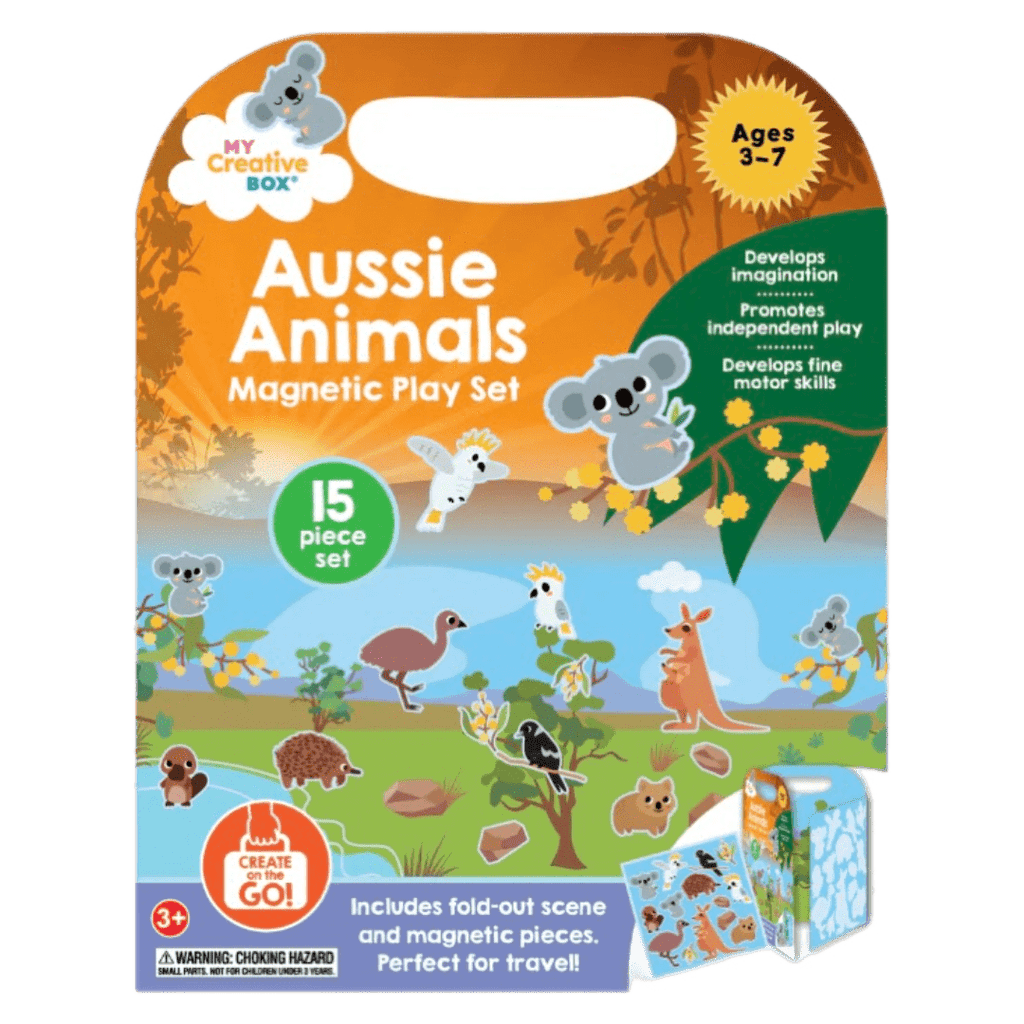 My Creative Box 3 Plus Aussie Animals Magnetic Play Set