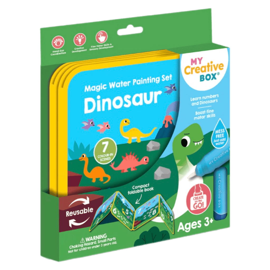 My Creative Box 3 Plus Dino Adventure Magic Water Painting Set