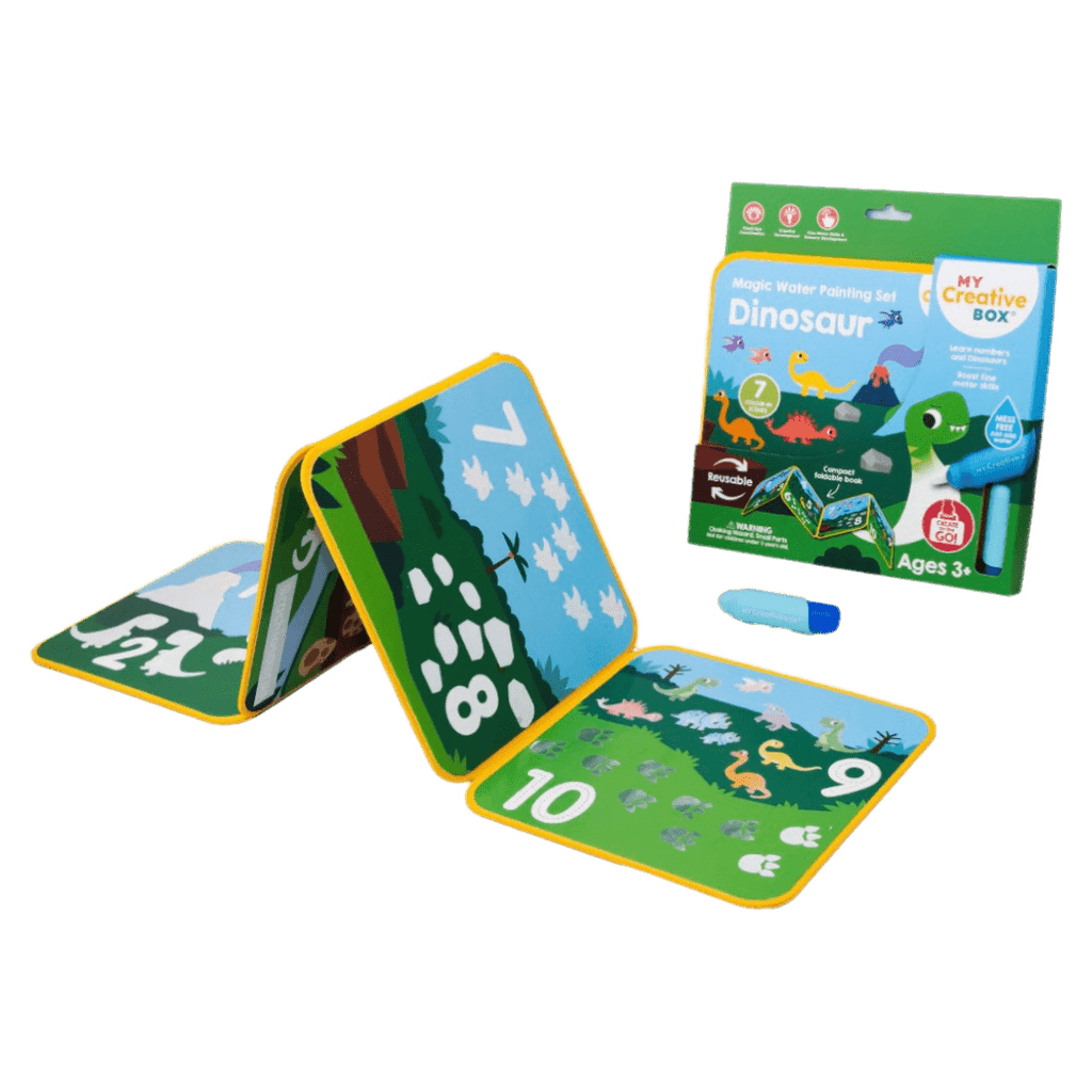 My Creative Box 3 Plus Dino Adventure Magic Water Painting Set