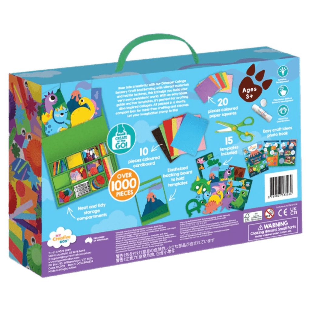 My Creative Box 3 Plus Dinosaur Collage Sensory Craft Box