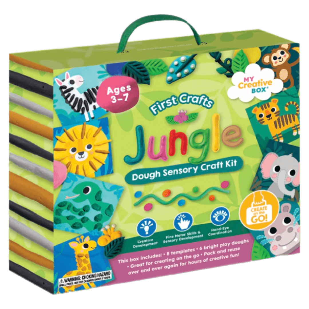 My Creative Box 3 Plus First Crafts Jungle Dough Sensory Craft Box