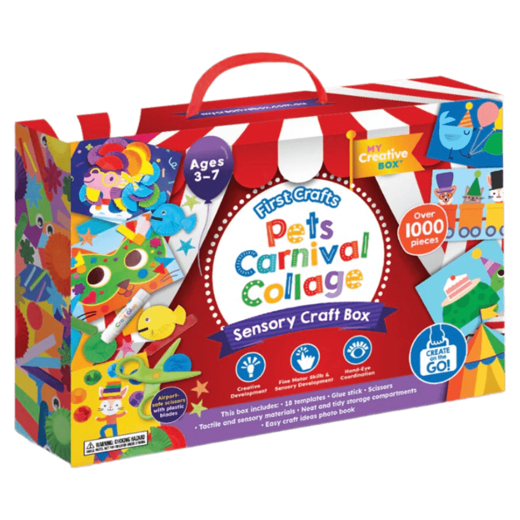 My Creative Box 3 Plus First Crafts Pets Carnival Collage Sensory Craft