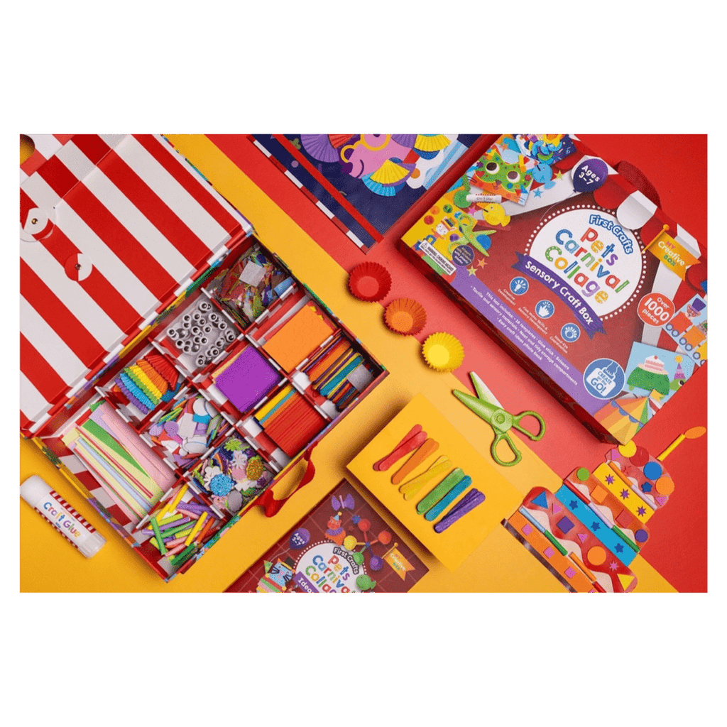 My Creative Box 3 Plus First Crafts Pets Carnival Collage Sensory Craft