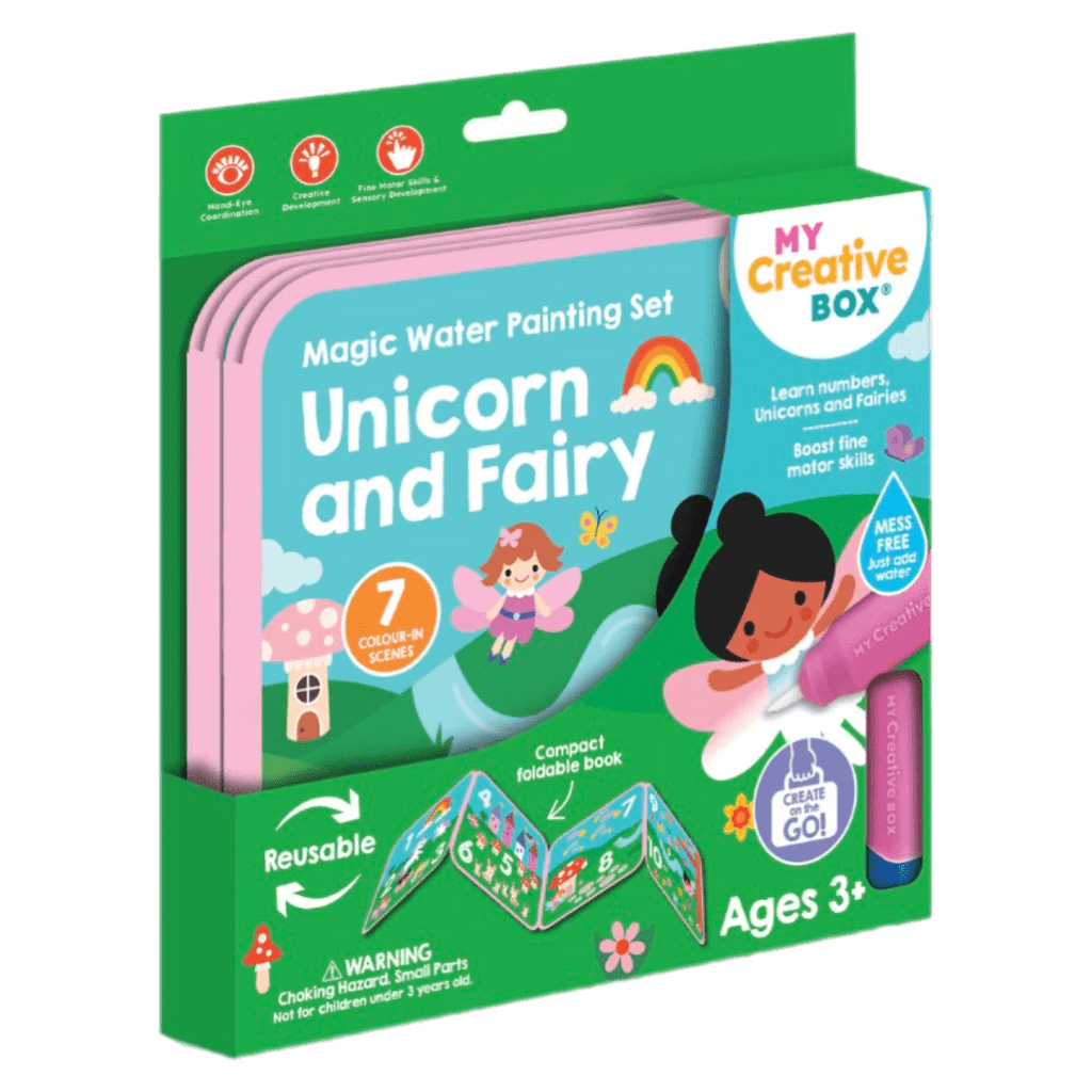 My Creative Box 3 Plus Unicorn & Fairy Magic Water Painting Set