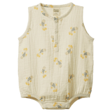 Nature Baby 0-3 Months to 1 Year 0-3M Cedar Suit Muslin - Fish Fable
