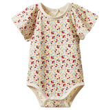 Nature Baby 0-3 Months to 1 Year 0-3M Faye Bodysuit - Kitchen Garden