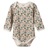 Nature Baby 0-3 Months to 1 Year 0-3M Long Sleeve Bodysuit - Garland