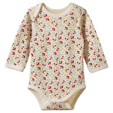 Nature Baby 0-3 Months to 1 Year 0-3M Long Sleeve Bodysuit - Kitchen Garden