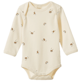 Nature Baby 0-3 Months to 1 Year 0-3M Long Sleeve Bodysuit - Mini Music