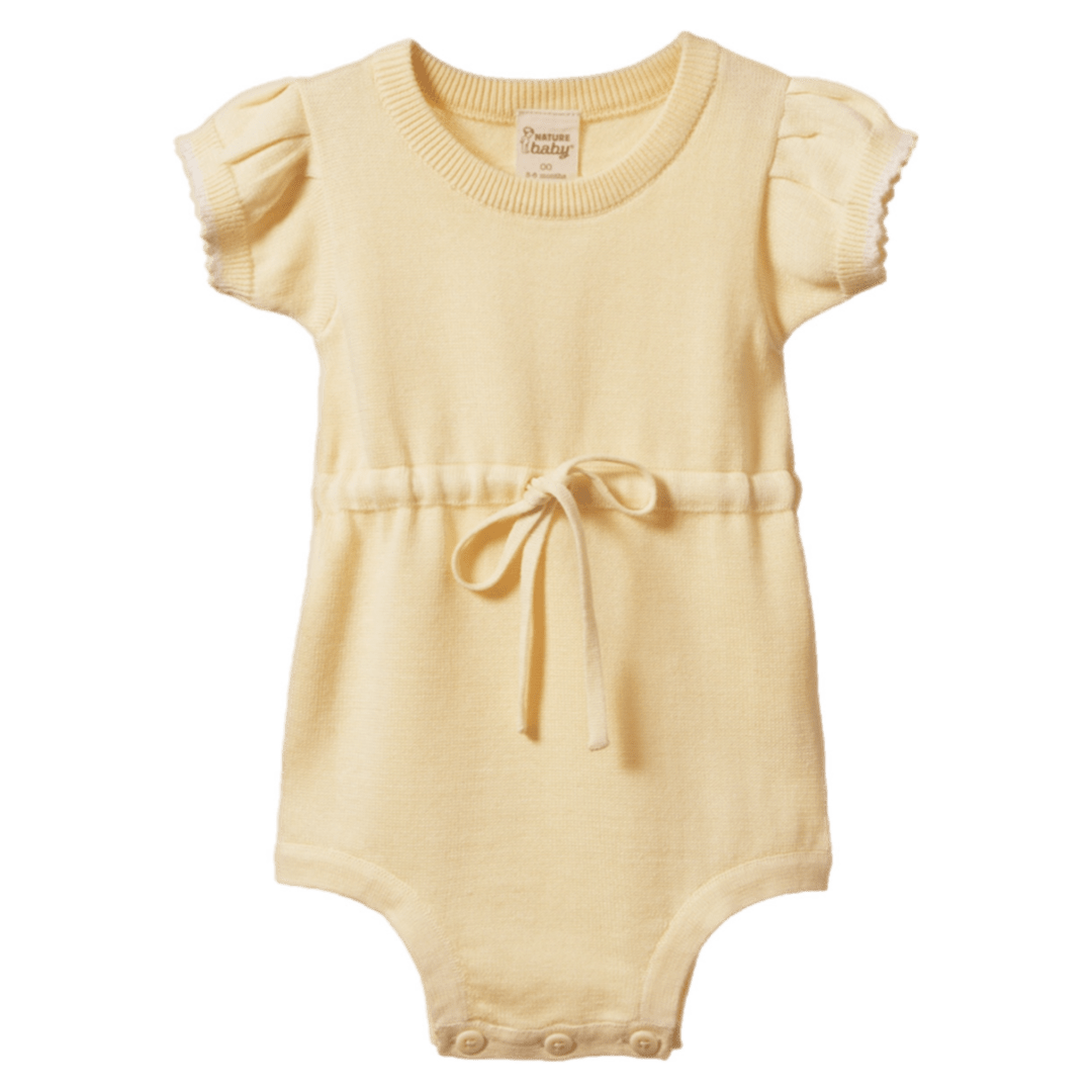 Nature Baby 0-3 Months to 1 Year 0-3M Lottie Suit - Lemonade