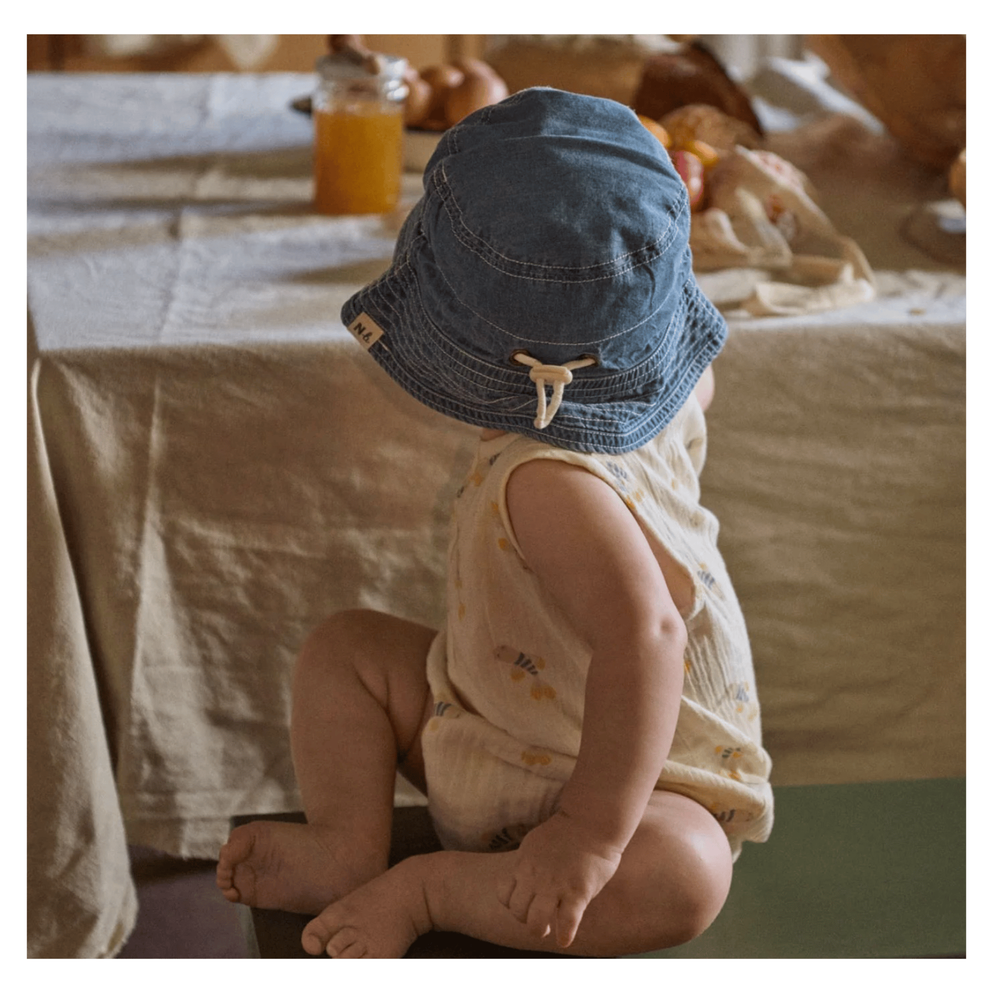 Nature Baby 0-3 Months to 1 Year Cedar Suit Muslin - Fish Fable