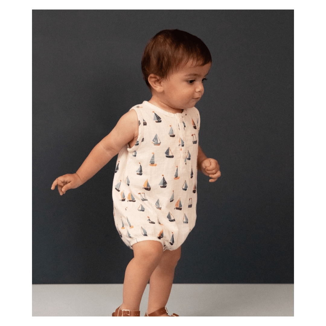 Nature Baby 0-3 Months to 1 Year Cedar Suit Muslin - Regatta
