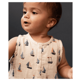 Nature Baby 0-3 Months to 1 Year Cedar Suit Muslin - Regatta