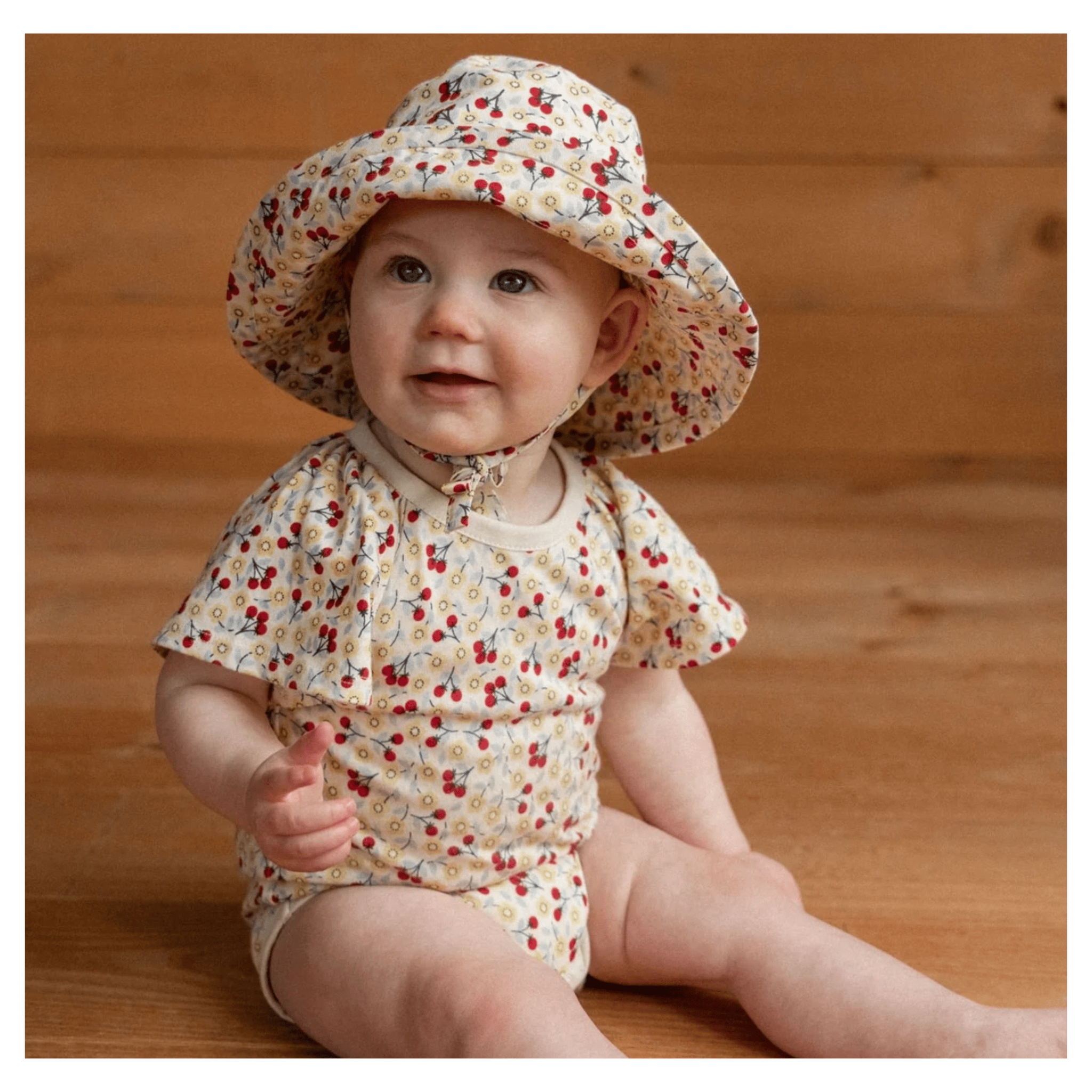 Nature Baby 0-3 Months to 1 Year Faye Bodysuit - Kitchen Garden
