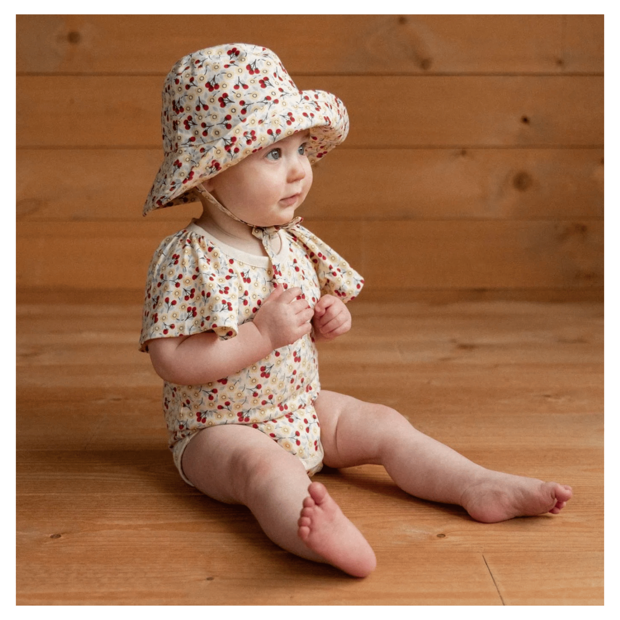 Nature Baby 0-3 Months to 1 Year Faye Bodysuit - Kitchen Garden