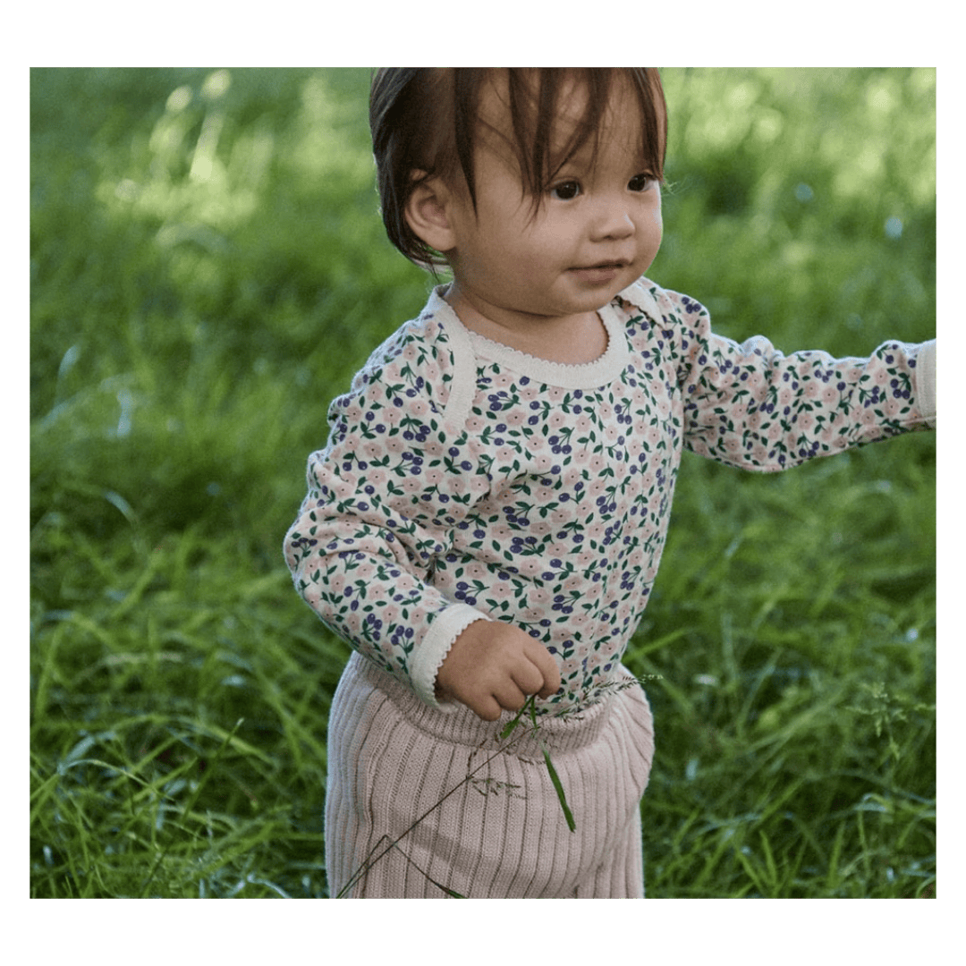 Nature Baby 0-3 Months to 1 Year Long Sleeve Bodysuit - Briarwood