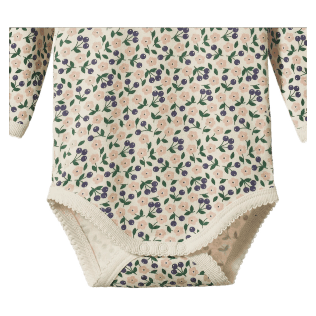 Nature Baby 0-3 Months to 1 Year Long Sleeve Bodysuit - Briarwood