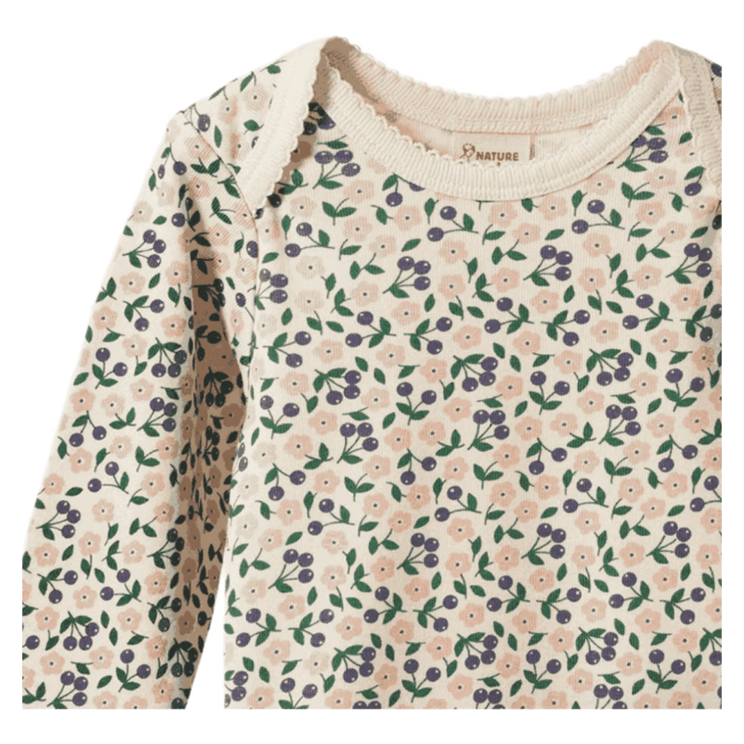 Nature Baby 0-3 Months to 1 Year Long Sleeve Bodysuit - Briarwood