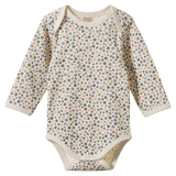 Nature Baby 0-3 Months to 1 Year Long Sleeve Bodysuit - Chamomile Blooms