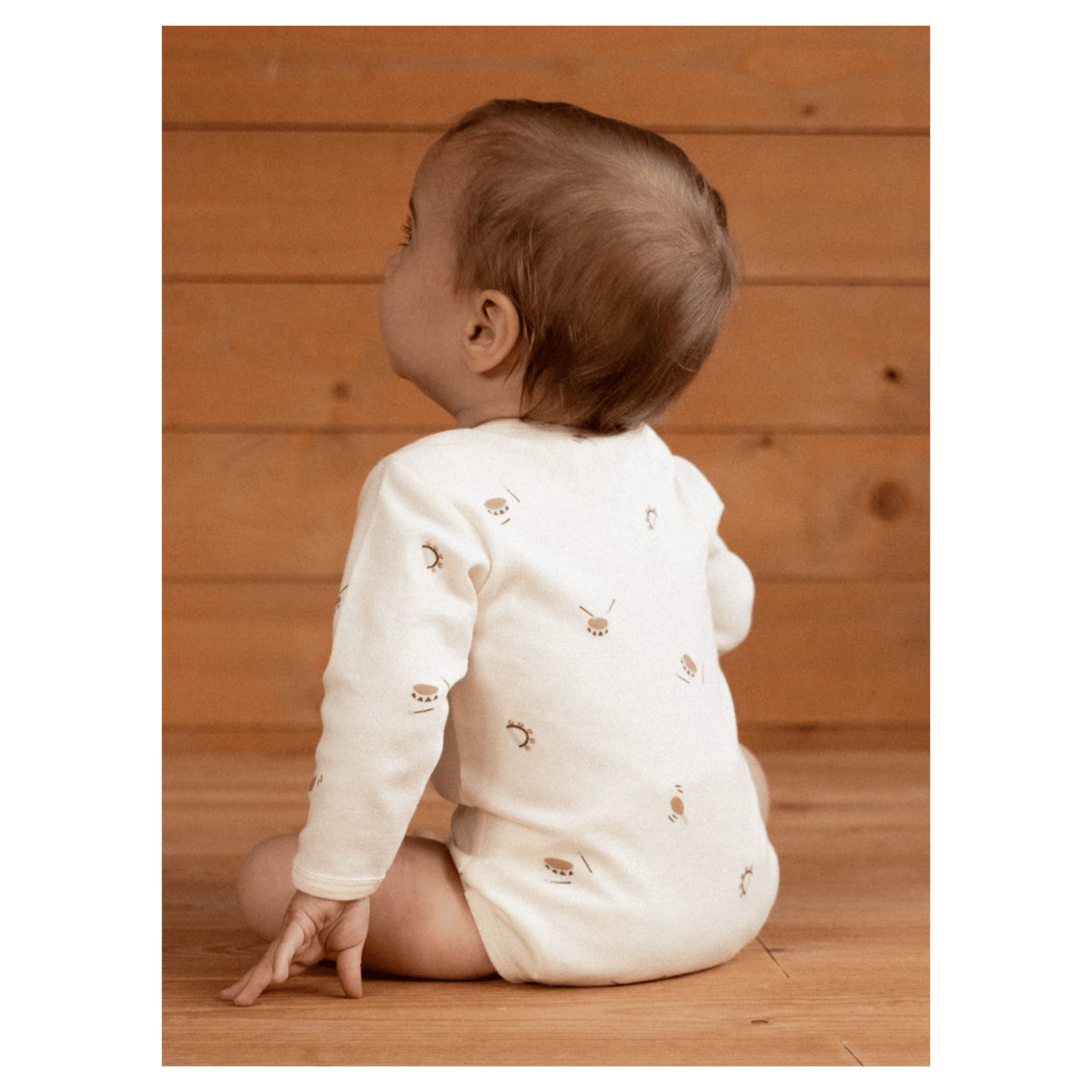 Nature Baby 0-3 Months to 1 Year Long Sleeve Bodysuit - Mini Music