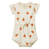 Nature Baby 0-3 Months to 1 Year Lottie Suit - Orange Blossom Natural