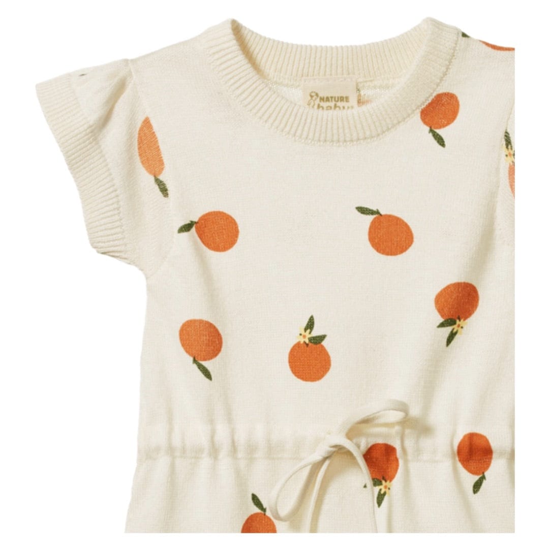 Nature Baby 0-3 Months to 1 Year Lottie Suit - Orange Blossom Natural