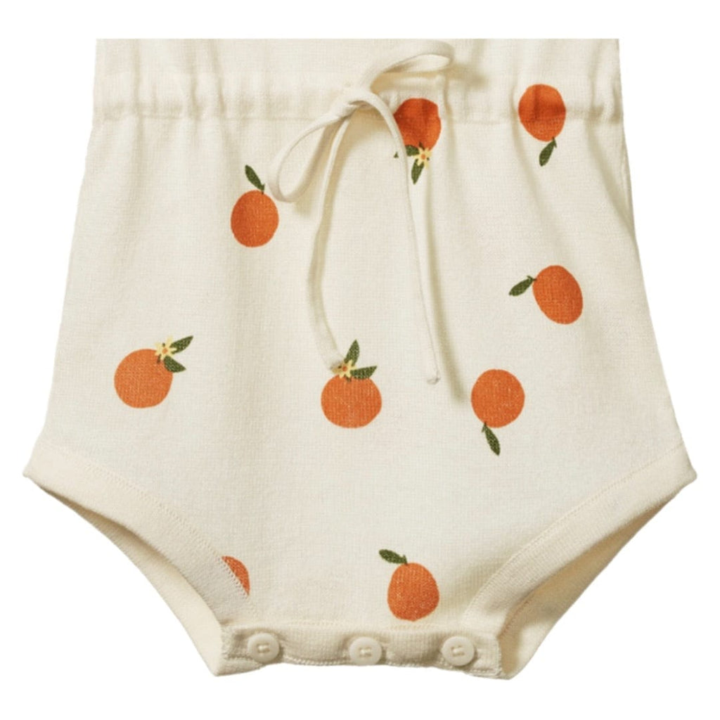 Nature Baby 0-3 Months to 1 Year Lottie Suit - Orange Blossom Natural