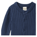 Nature Baby 0-3 Months to 1 Year Lou Suit - Vintage Indigo
