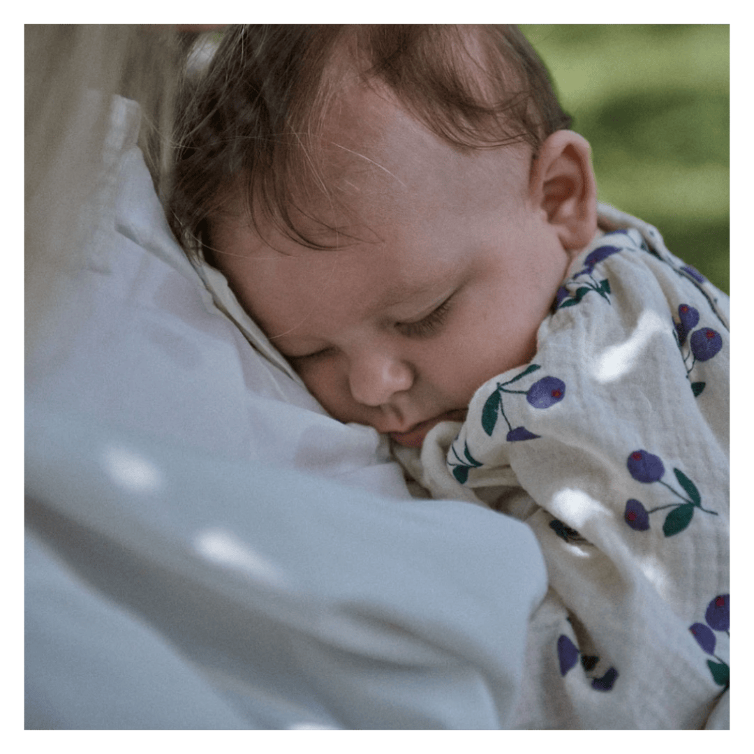 Nature Baby 0-3 Months to 1 Year Meadow Bodysuit Muslin - Winter Berry Natural