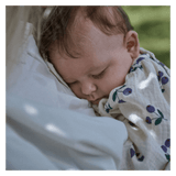 Nature Baby 0-3 Months to 1 Year Meadow Bodysuit Muslin - Winter Berry Natural