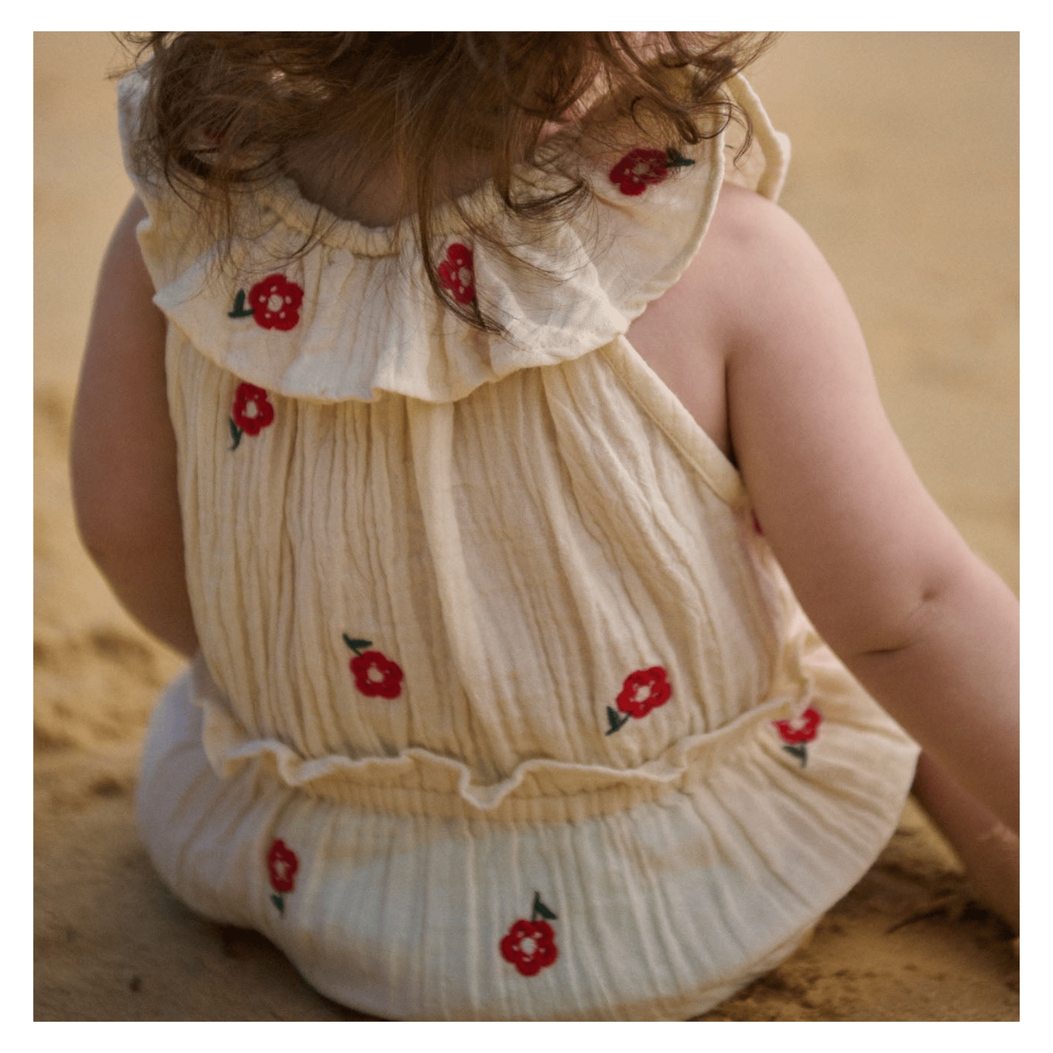 Nature Baby 0-3 Months to 1 Year Plum Suit Muslin - Red Flora