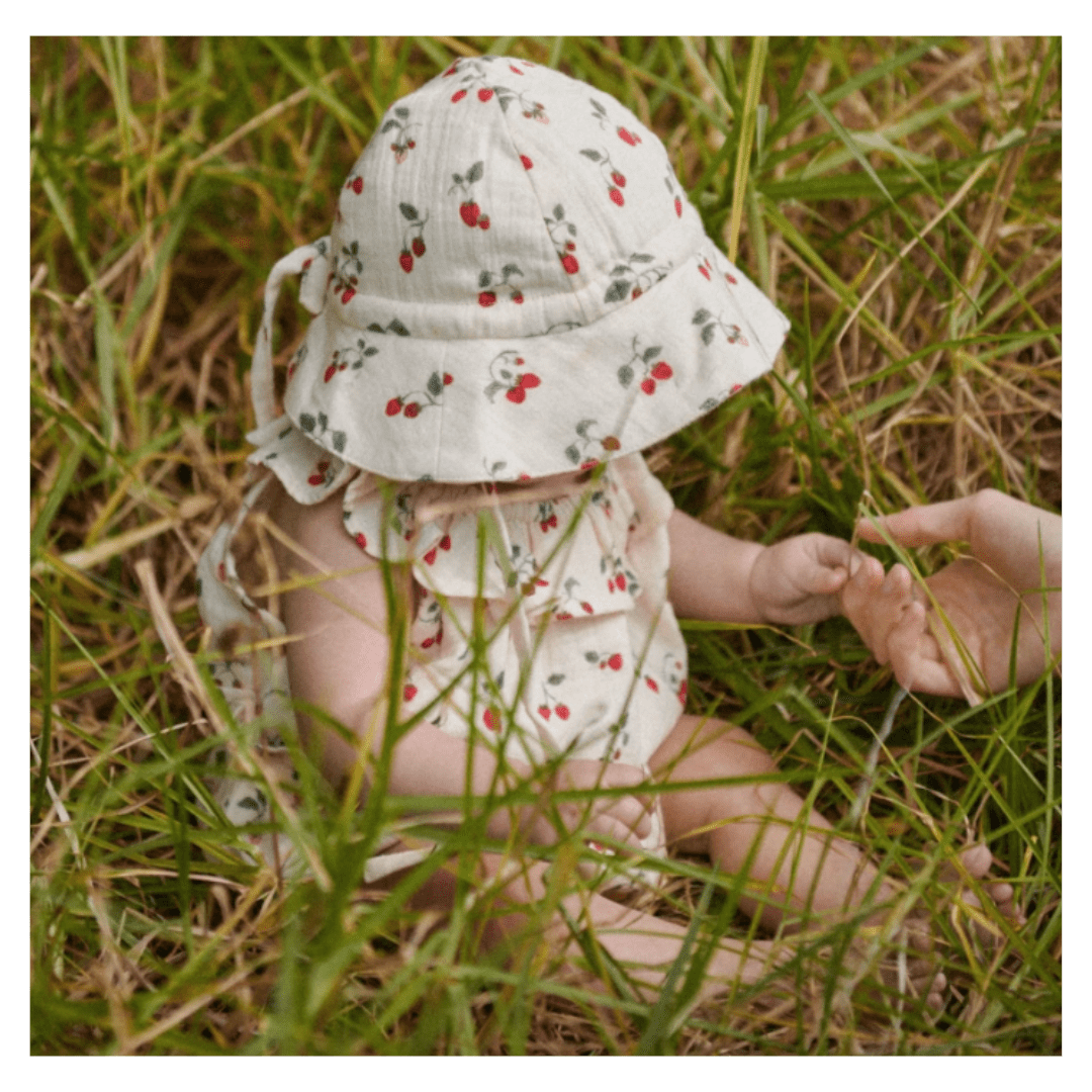 Nature Baby 0-3 Months to 1 Year Plum Suit Muslin - Strawberry Blush