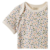Nature Baby 0-3 Months to 1 Year Short Sleeve Bodysuit - Chamomile Blooms