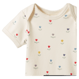 Nature Baby 0-3 Months to 1 Year Short Sleeve Bodysuit - Delphine